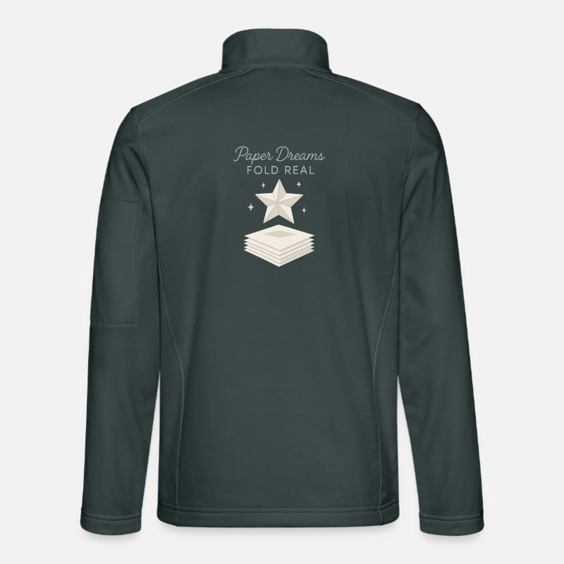 Origami Clubgeschenk Einerfalt Zu Einer Unisex Softshelljacke