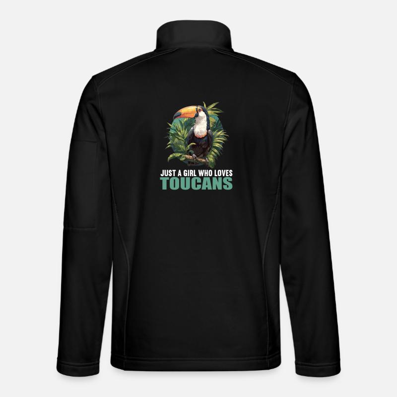 Tukane Tukan - Unisex Softshelljacke - Schwarz