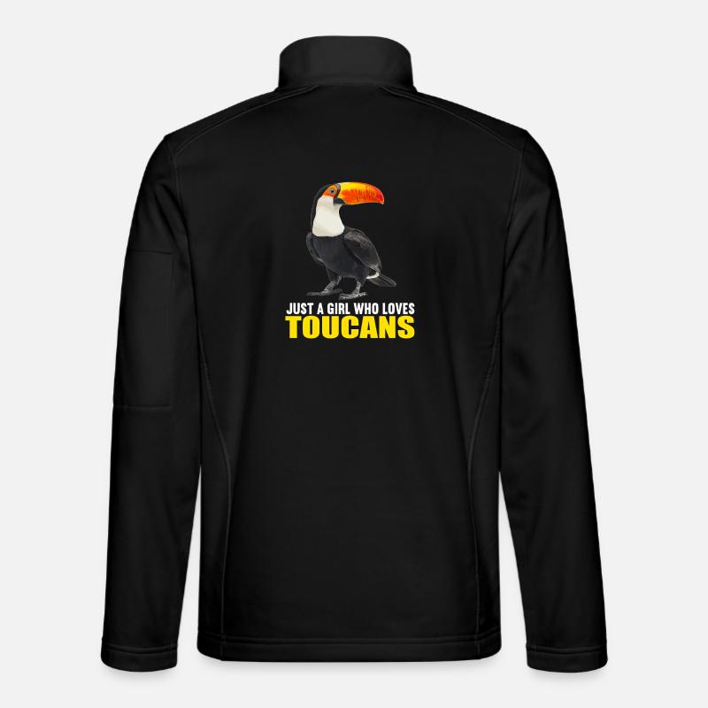 Tukane Tukan - Unisex Softshelljacke - Schwarz