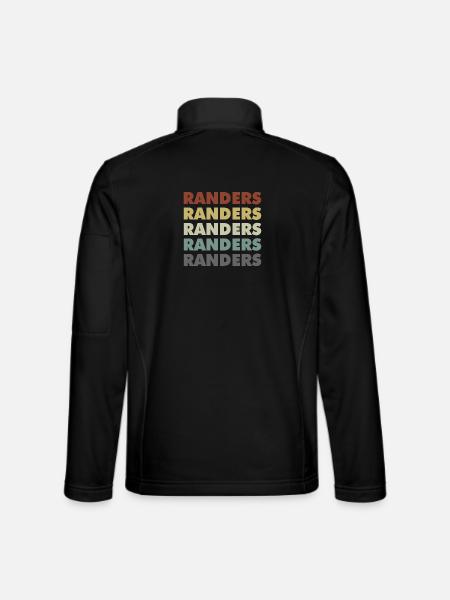 Randers - Danemark - Danemark - Scandinavie - Veste en tissu softshell Unisexe - noir - Dos