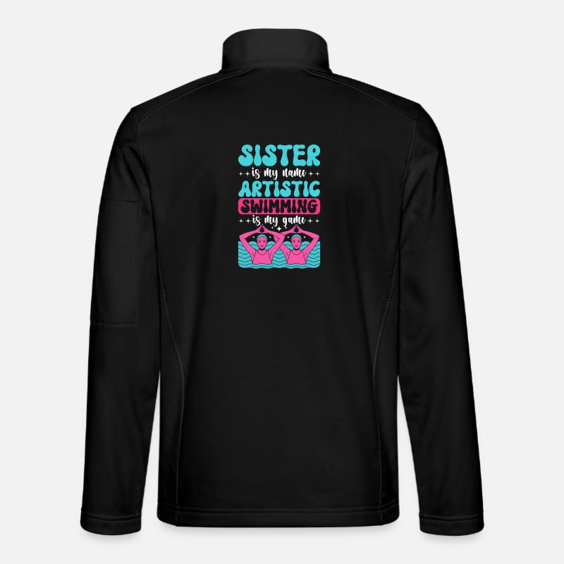 Synchronschwimmen Kunstschwimmen Wassersport - Unisex Softshelljacke - Schwarz