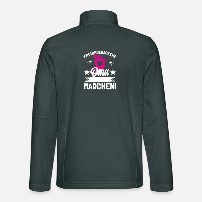 Frischgebackene Oma Es ist ein Mädchen! Unisex Softshelljacke