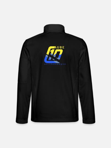 Logo 10 Aube - Veste en tissu softshell Unisexe - noir