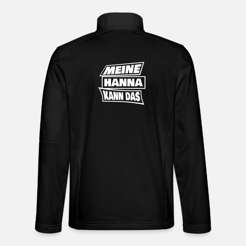 Gift for Hanna - Unisex Softshell Jacket - black