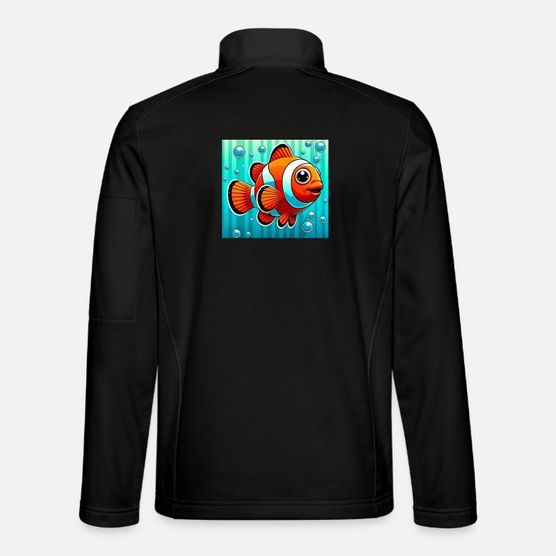 Clownfisch Unisex Softshelljacke
