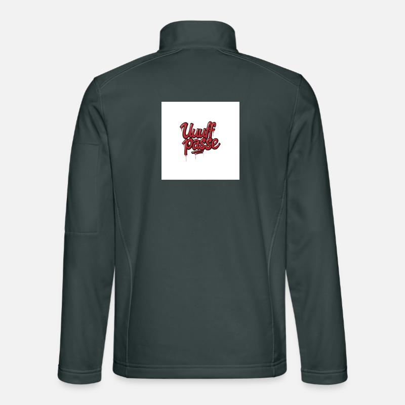 UffPasse Graffiti Lettrage Veste en tissu softshell Unisexe