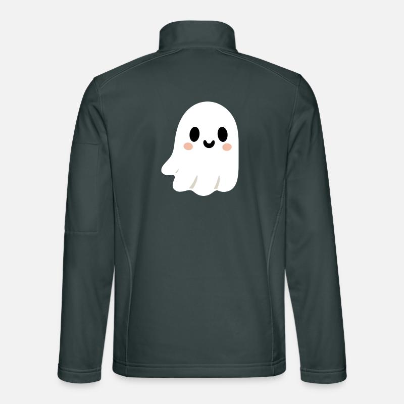 Cute Ghost Unisex Softshell Jacket