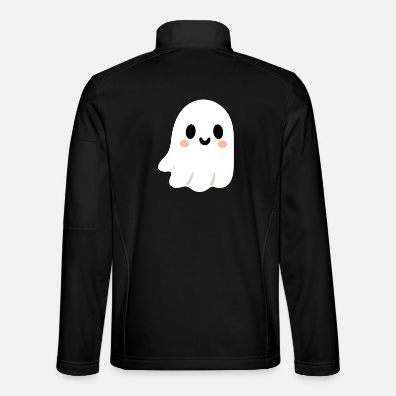 Cute Ghost - Unisex Softshell Jacket - black