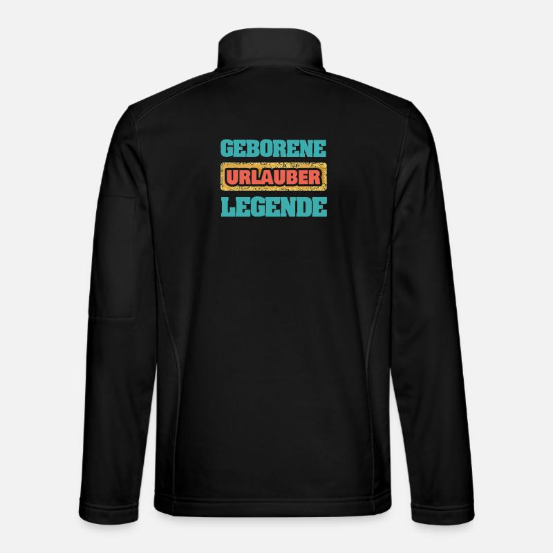Geschenk für Urlauber - Unisex Softshelljacke - Schwarz