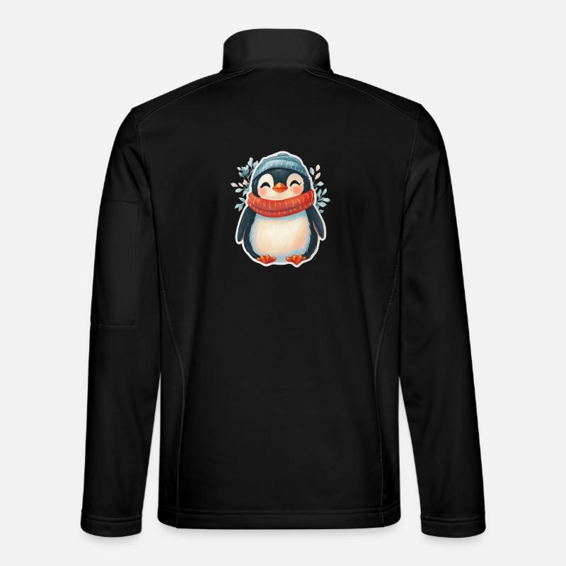 Penguin - Unisex Softshell Jacket - black