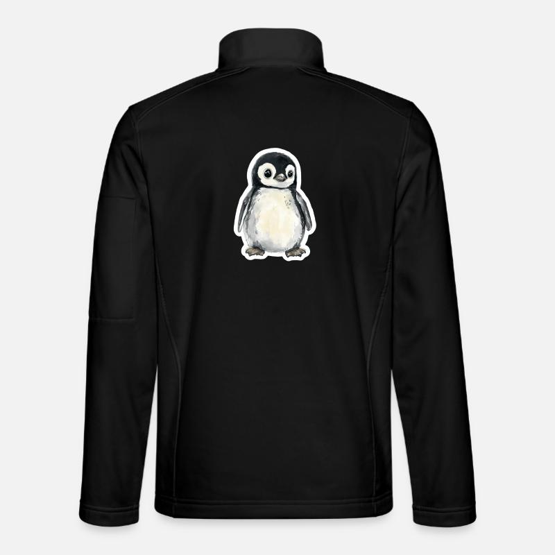 Penguin - Unisex Softshell Jacket - black