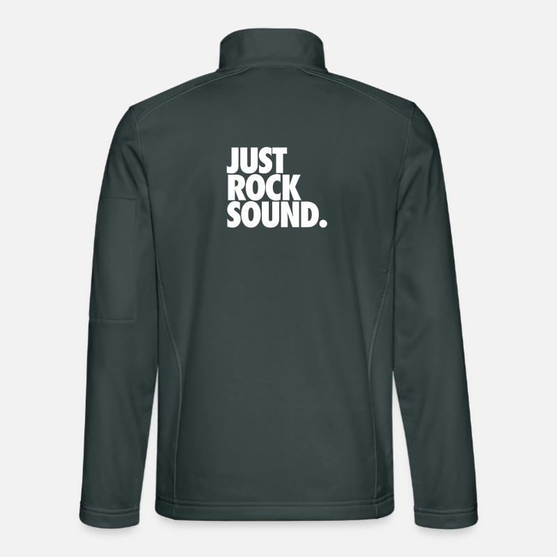 Juste du son rock Veste en tissu softshell Unisexe