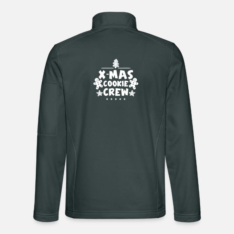 Équipe de cuisson des biscuits de Noël Veste en tissu softshell Unisexe