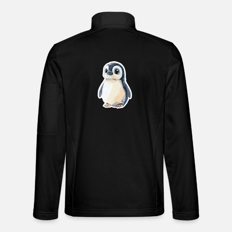Pinguin - Unisex Softshelljacke - Schwarz