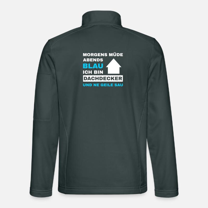 Dachdecker Dach Dachdeckerei Dachdeckermeister Unisex Softshelljacke