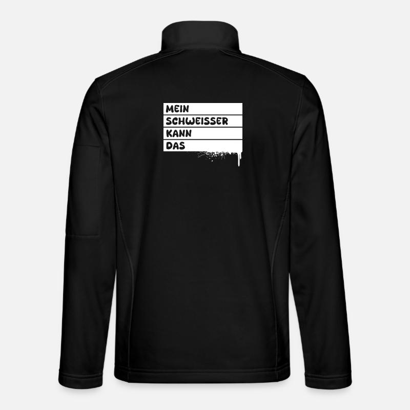 Schweisser als Beruf - Unisex Softshelljacke - Schwarz