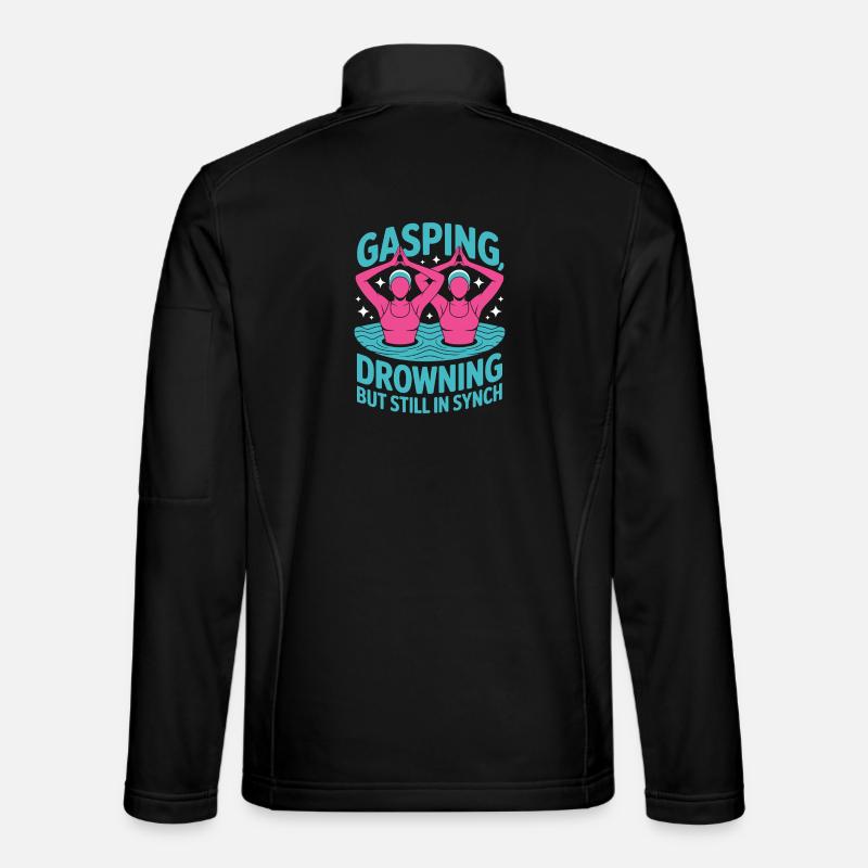 Synchronschwimmen Kunstschwimmen Wassersport - Unisex Softshelljacke - Schwarz