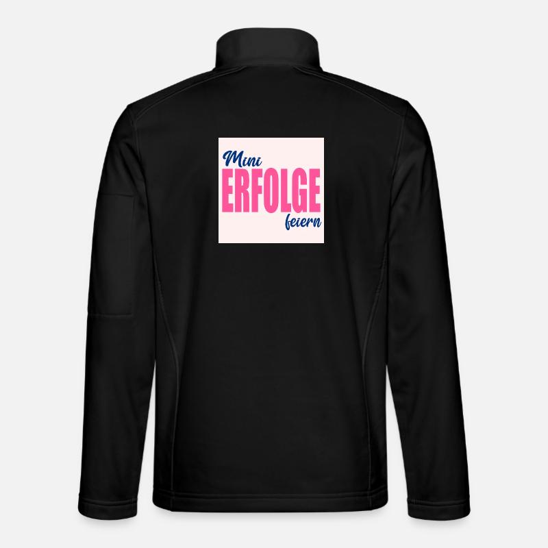 CELEBRATE SMALL SUCCESSES - Unisex Softshell Jacket - black