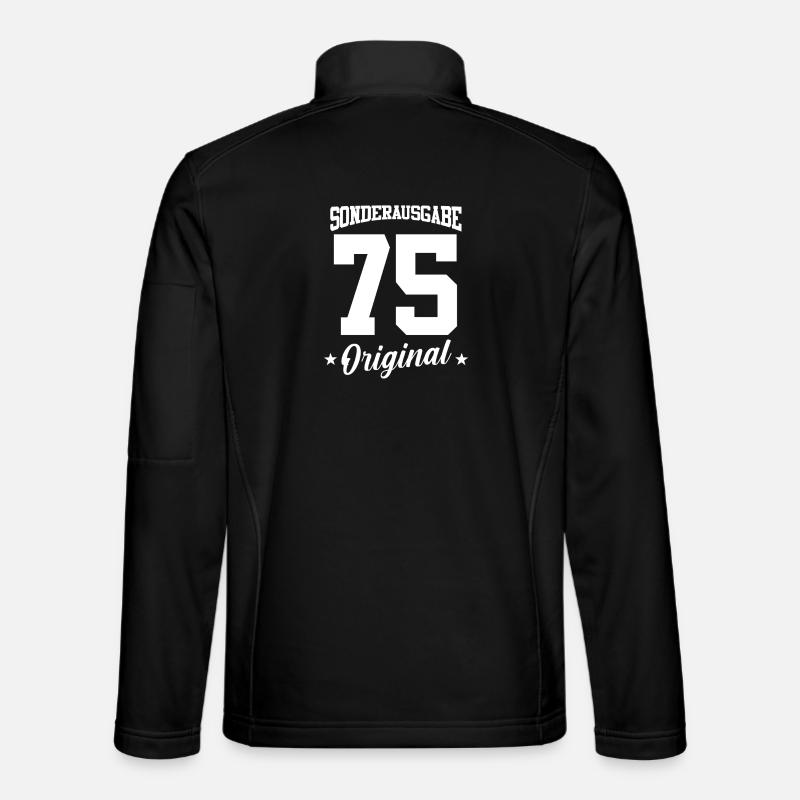 75 Birthday - Unisex Softshell Jacket - black