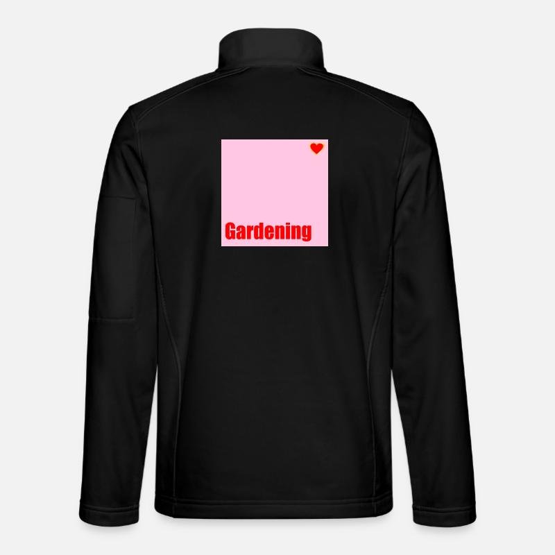 Gardening Love Garden - Unisex Softshell Jacket - black