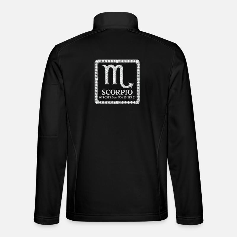 Sternzeichen Skorpion - Unisex Softshelljacke - Schwarz
