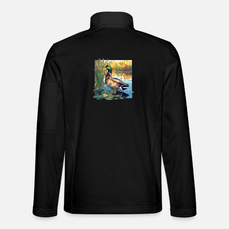 Ducks Duck - Unisex Softshell Jacket - black