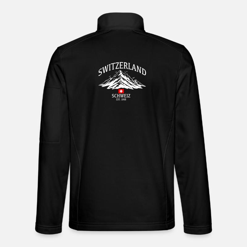 Schweiz swiss Est.1848 - Unisex Softshelljacke - Schwarz