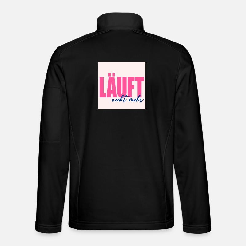 DOESN'T RUN ANYMORE - Unisex Softshell Jacket - black