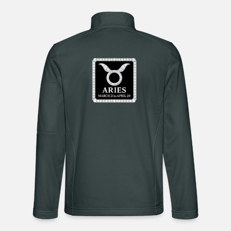 Signe du zodiaque Bélier Veste en tissu softshell Unisexe