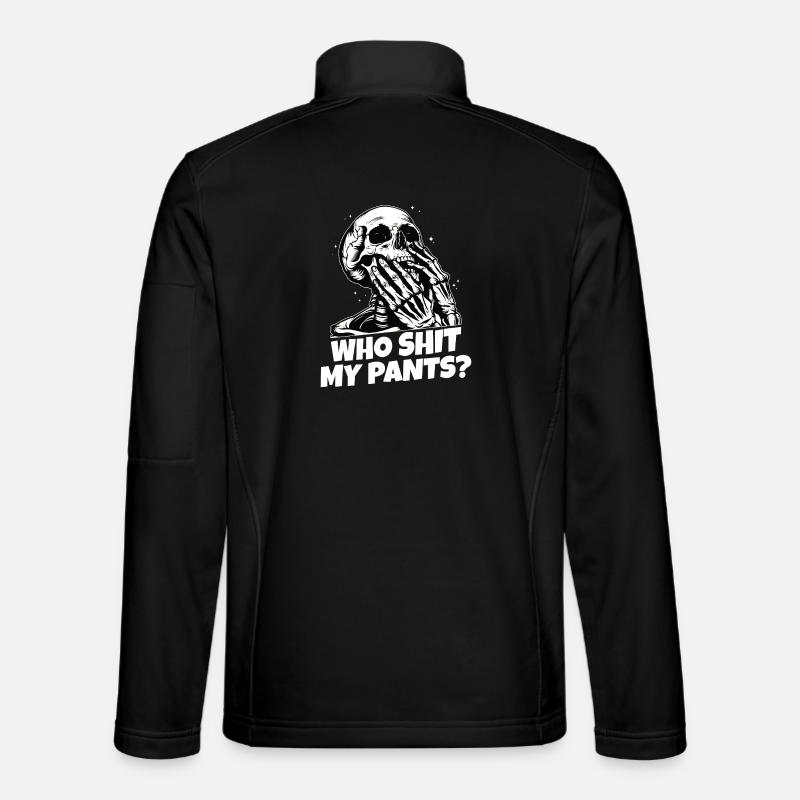 Who Shit My Pants? - Unisex Softshelljacke - Schwarz