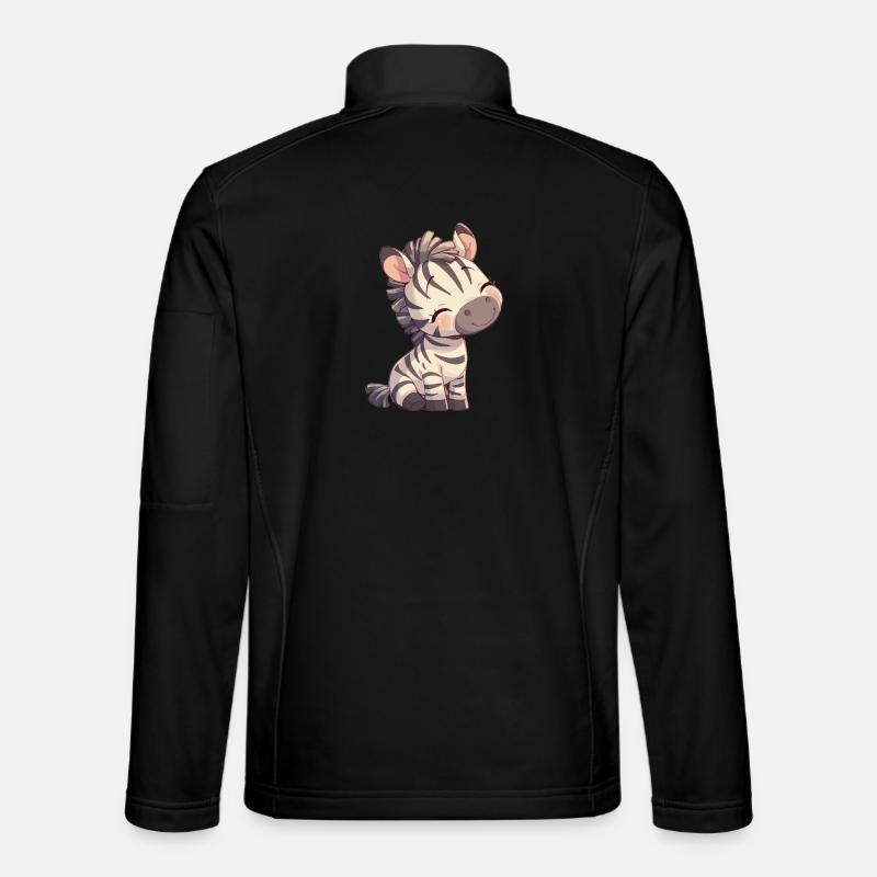 Zebras Zebra - Unisex Softshell Jacket - black
