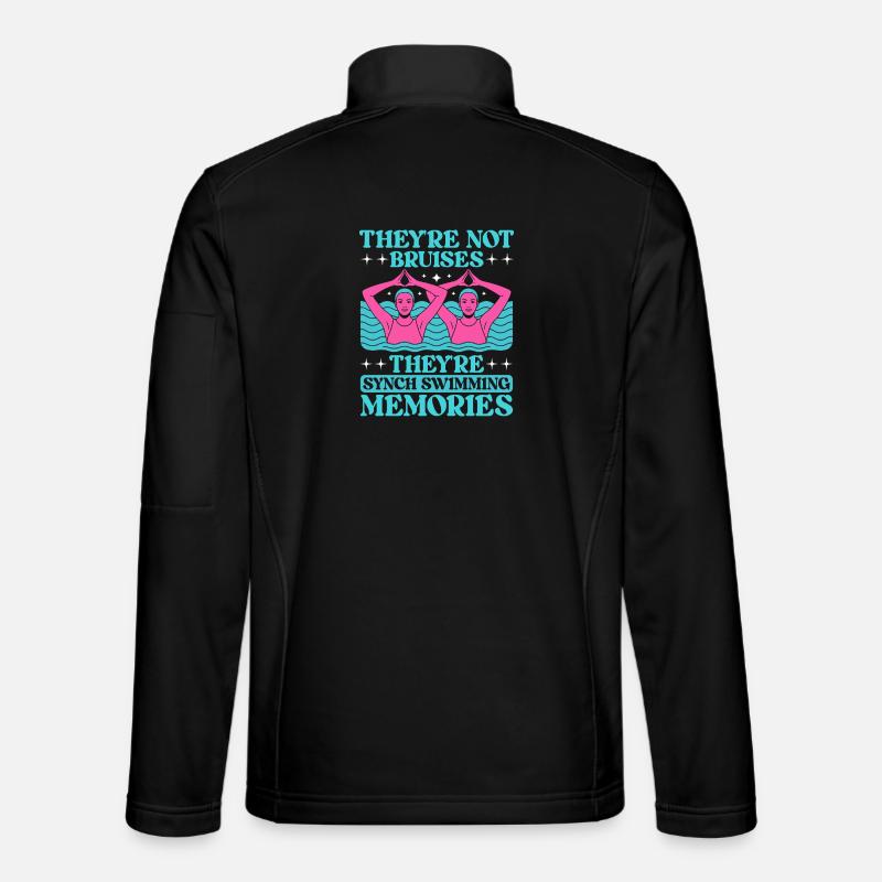 Synchronschwimmen Kunstschwimmen Wassersport - Unisex Softshelljacke - Schwarz