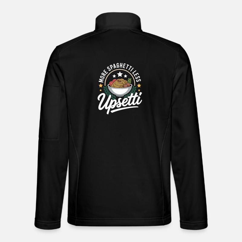 Plus de spaghettis, moins d’upsetti - Veste en tissu softshell Unisexe - noir