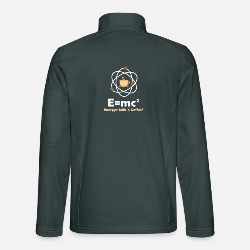 E=mc² Lustiger Physiker Spruch Kaffee Physik Unisex Softshelljacke