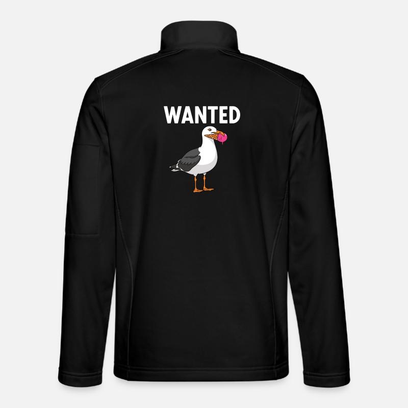 Gesucht Möwe Eiscreme Abenteuer - Veste en tissu softshell Unisexe - noir