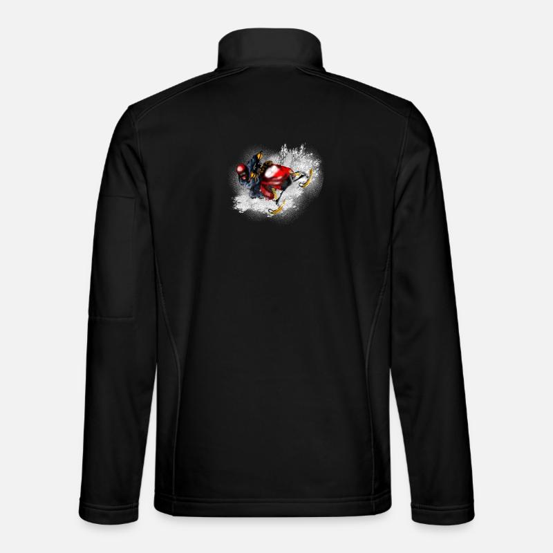 Snowmobile - Unisex Softshell Jacket - black