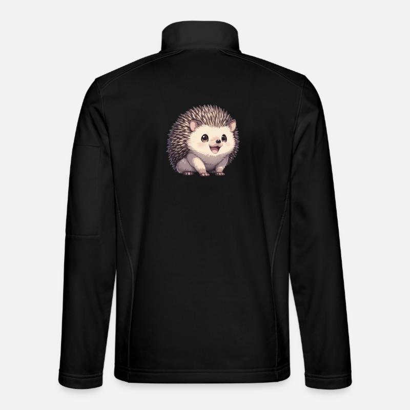 Hedgehog - Unisex Softshell Jacket - black
