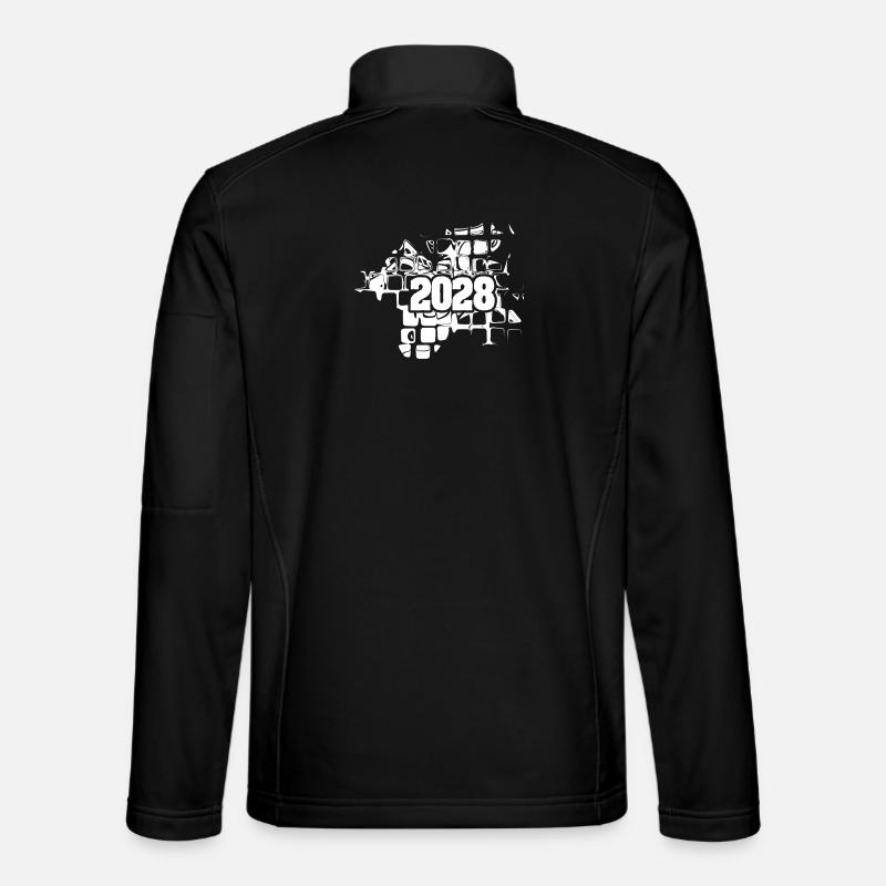 Artwork 2028 - Unisex Softshelljacke - Schwarz
