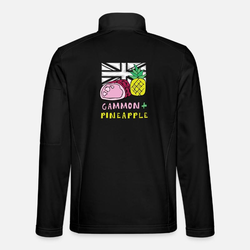 Gammon Pineapple Pop Art Tee - Unisex Softshell Jacket - black