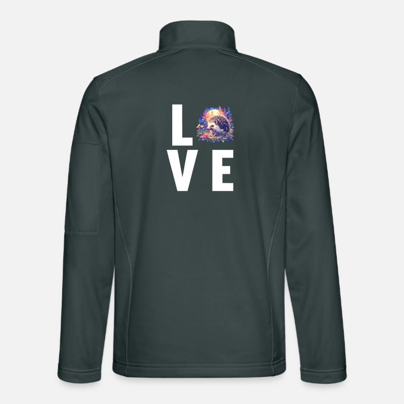 Hérisson Veste en tissu softshell Unisexe