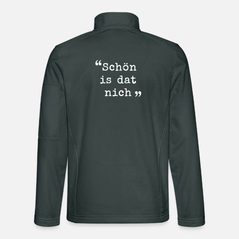 Ruhrpott Schön est un dialecte de la Ruhrgebiet Veste en tissu softshell Unisexe
