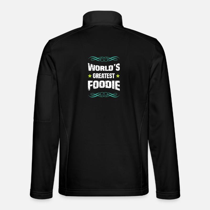 World's Best Foodie - Unisex Softshell Jacket - black
