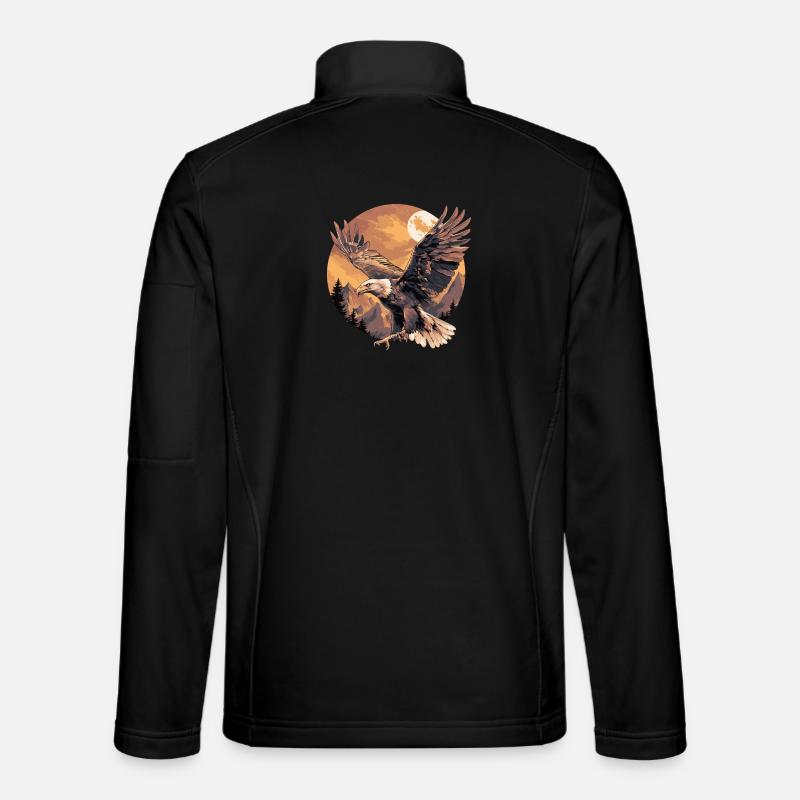 Adler - Unisex Softshelljacke - Schwarz