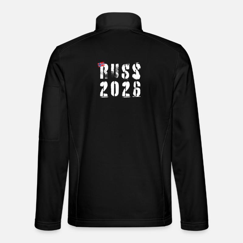 RUSSIA 2026 Grunge Year - Unisex Softshell Jacket - black