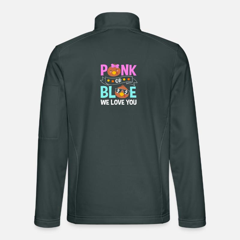 Thanksgiving Gender Reveal Werdende Mutter Unisex Softshelljacke
