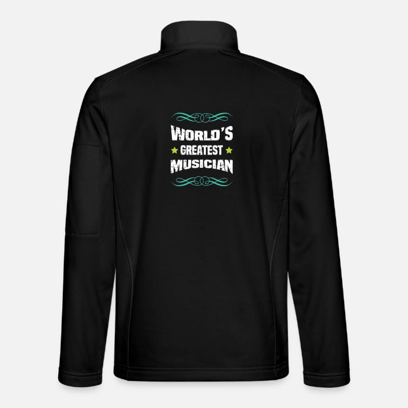 World's best musician - Unisex Softshell Jacket - black