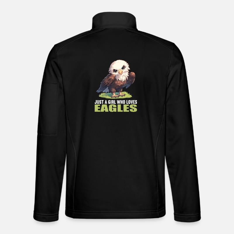 Adler - Unisex Softshelljacke - Schwarz