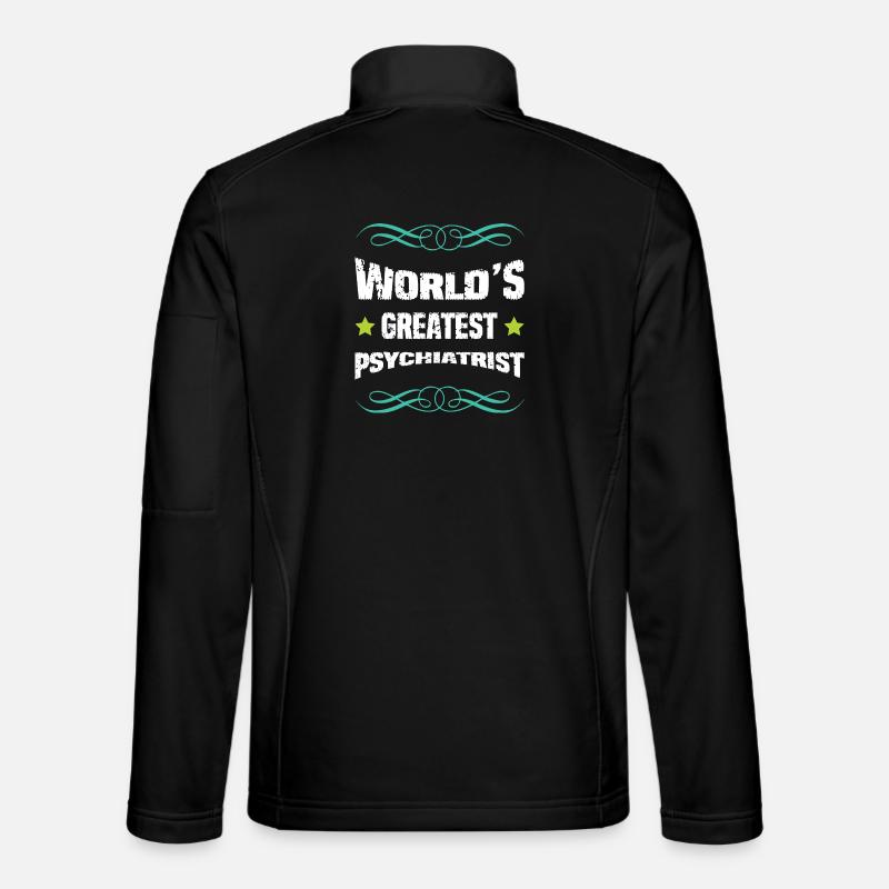 Weltbester Psychiater - Unisex Softshelljacke - Schwarz