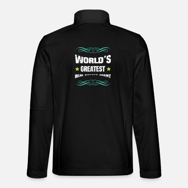 Weltbester Makler Spruch Unisex Softshelljacke