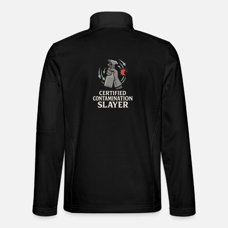 Reinraumtechniker Kontrollierte Umgebung - Unisex Softshelljacke - Schwarz